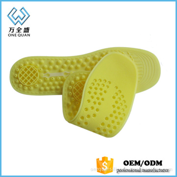100% excellent eco-friendly sofe silicone height increase insole